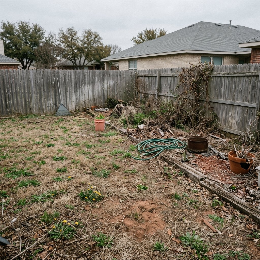 Landscaping Project Before state