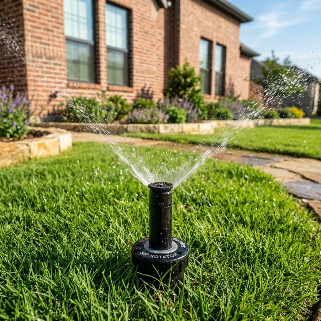 Smart sprinkler irrigation system in Prosper, TX